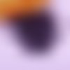 70 perles toupie violet à reflet 4x4.4mm cristal à facette