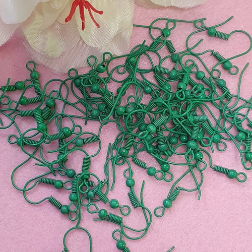 10 crochets hameçons vert clair 17x19mm