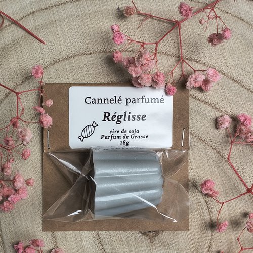 Cannelé fondant parfumé réglisse
