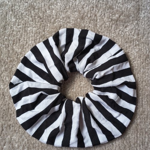 Maxi chouchou en jersey rayé