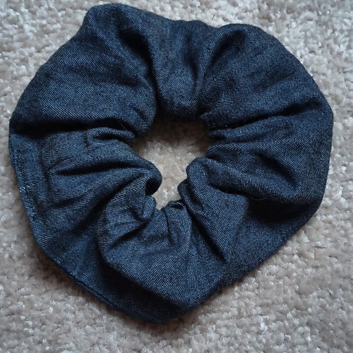 Grand chouchou en jeans