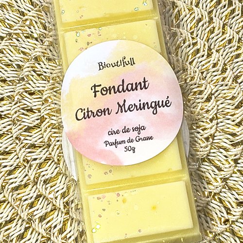 Fondant tablette parfumée citron meringué 50 g