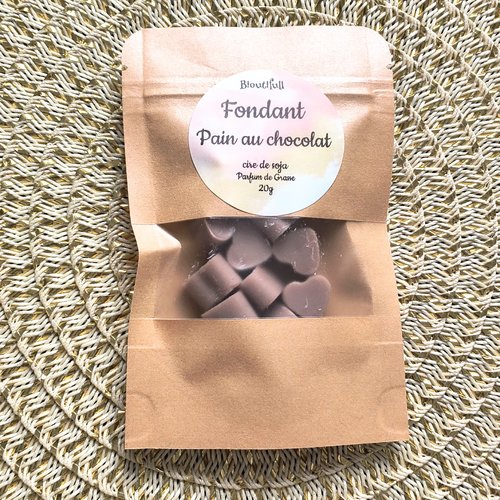 Fondant parfumée mini cœurs pain au chocolat