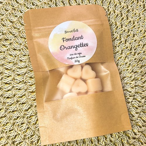 Fondant parfumés mini cœurs orangette