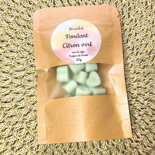 Fondant parfumés mini cœurs citron vert