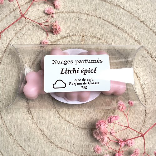 Fondant nuages parfumés litchi épicé