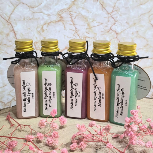 Fondant liquide parfumé parfum au choix