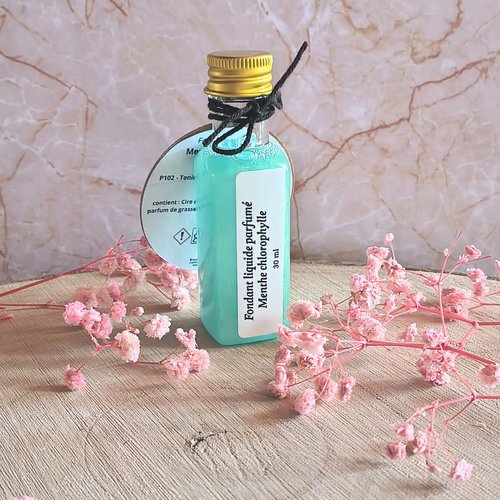 Fondant liquide parfumé menthe chlorophylle