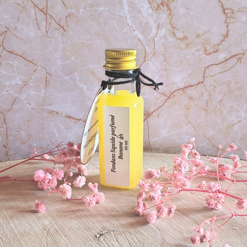 Fondant liquide parfumé banane