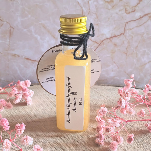 Fondant liquide parfumé ananas