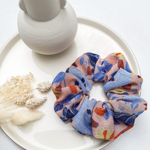 Chouchou estival / chouchou femme / scrunchie fait main