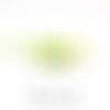 Perle rondelle heishi 6mm, vert blanc chiné fluo - 4 gr - ph30