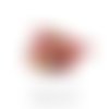 Perle rondelle heishi 6mm, rose rouge marron gris - 4 gr - ph50