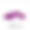 Perle style pandora à grand trou 5mm, petits losanges, acrylique, violette claire- a37 