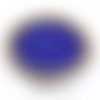 Perle de rocaille ronde, brillante, bleue roi, 2,5mm, 4g - prr14 