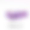 Perle style pandora, européenne à grand trou 5mm, facettes, en plastique, violette claire transparente- ppfp1 