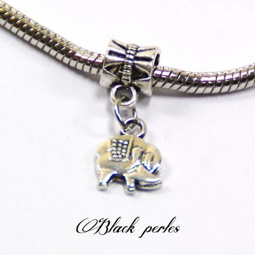 Perle style pandora pendentif charm cochon- p46 