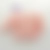 Brassière 3 mois,  croisée rose fille layette bb, laine calinou bergère de france  tricot bebe, sur commande