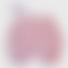 Bloomer 6 mois ou culotte cache-couche rose pétale fille bébé tricoté au point fantaisie modèle layette bb fait main