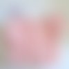 Brassière 3 mois rose fille bébé tricotée au point fantaisie modèle layette bb tricoté main