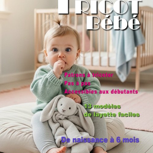 Livre n°3 tricot bébé - pdf 97 pages – modèles layette facile à tricoter