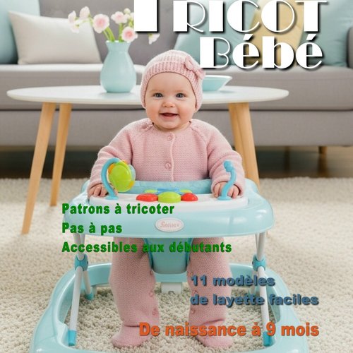 Livre n°4 tricot bébé - pdf 95 pages – modèles layette facile à tricoter