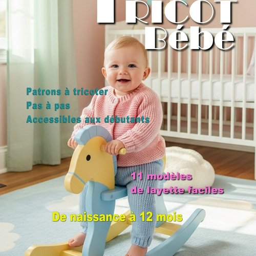 Livre n°5 tricot bébé - pdf 95 pages – modèles layette facile à tricoter