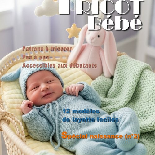 Livre n°11 tricot bébé - pdf 79 pages – modèles layette facile à tricoter