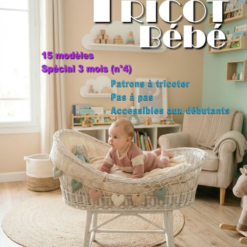 Livre n°21 tricot bébé - pdf 80pages – modèles layette facile à tricoter