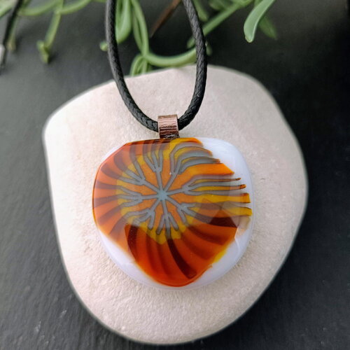 Pendentif grand, fait main boho chic