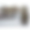 10 longs connecteurs filigrane ajouré trou au milieu support cabochon pour création de bijoux élément décoratif