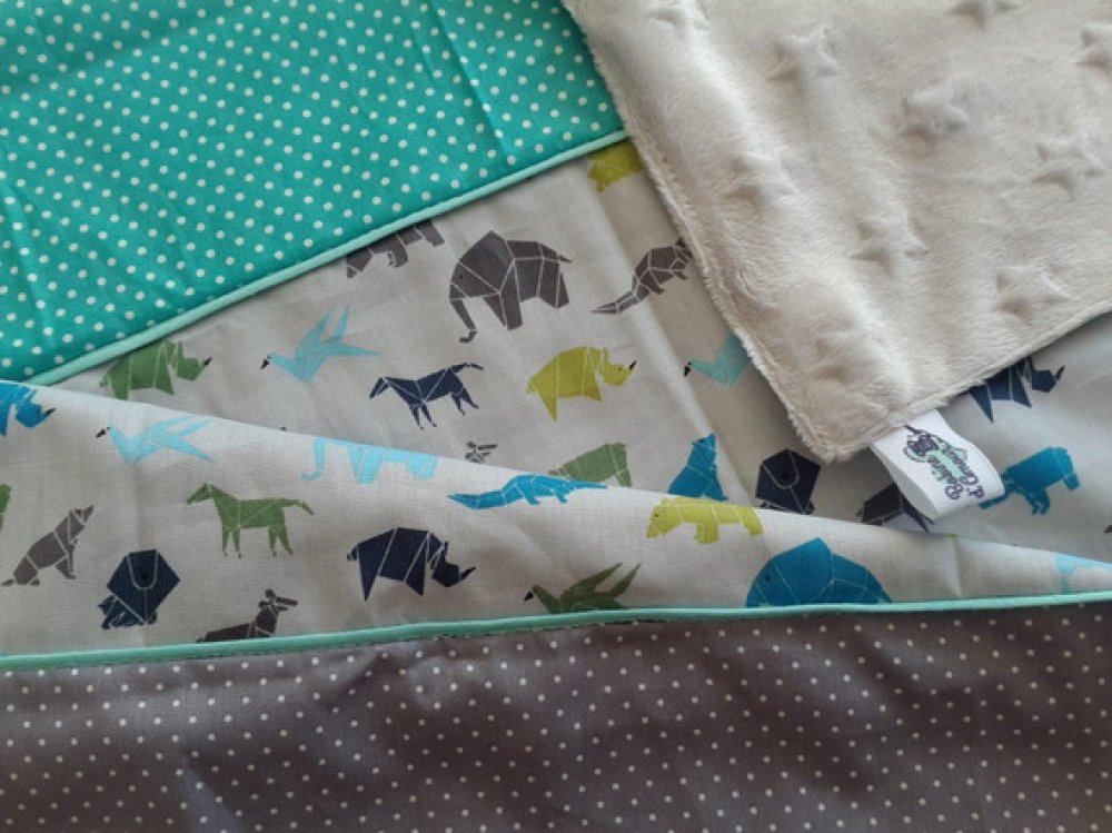 Couverture pour bébé en mousseline - Zoo de Granby - Boutique du