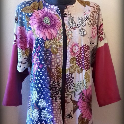 Gilet manches kimono