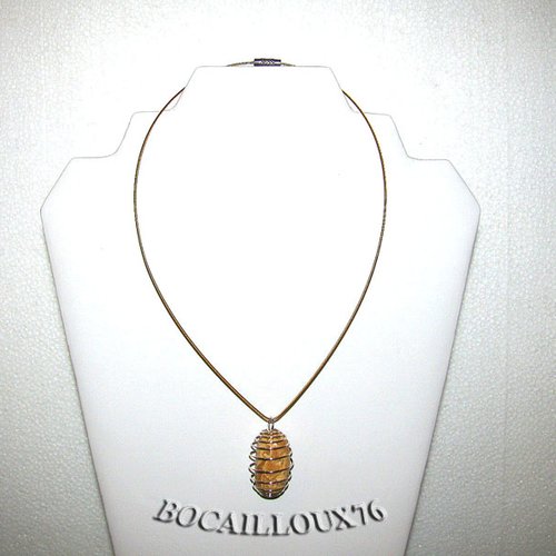 -dispo---silex de criel 1 pendentif cage midi - avec cable gaine.