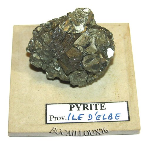 -dispo---pyrite s1211 - italie.ile d'elbe - collection mineraux