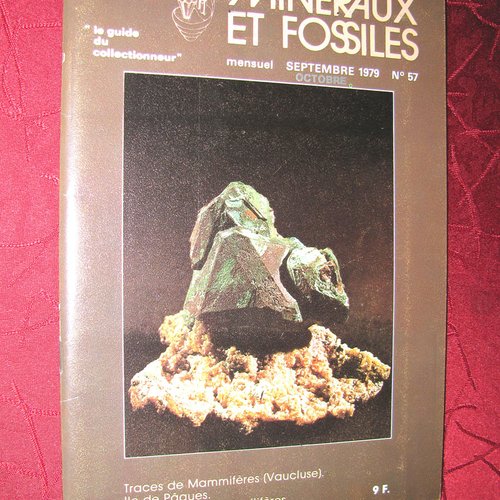 -dispo---mineraux et fossiles - n° 57 . septembre 1979 . paris. c. livres