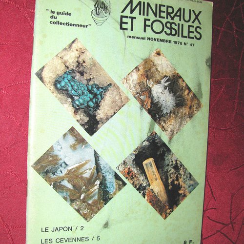 -dispo---mineraux et fossiles - n° 47 . novembre 1978 . paris. c. livres