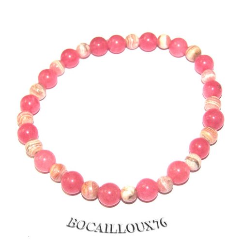 -dispo---rhodochrosite 3 - bracelet perles 5-6.5 mm t.19 .