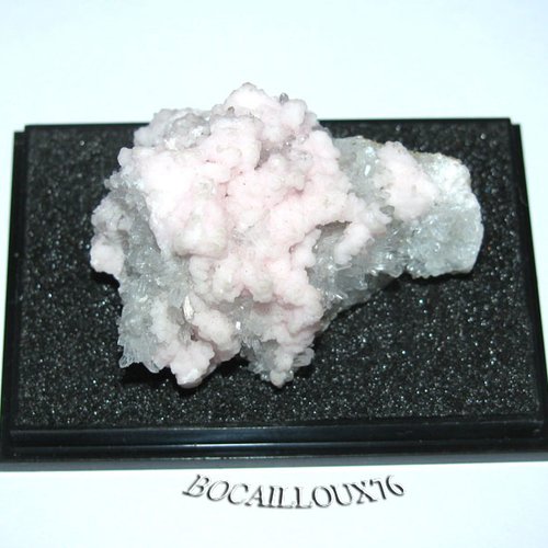 -dispo---cobaltocalcite / quartz p624* - maroc.bou azzer - collection mineraux - v11
