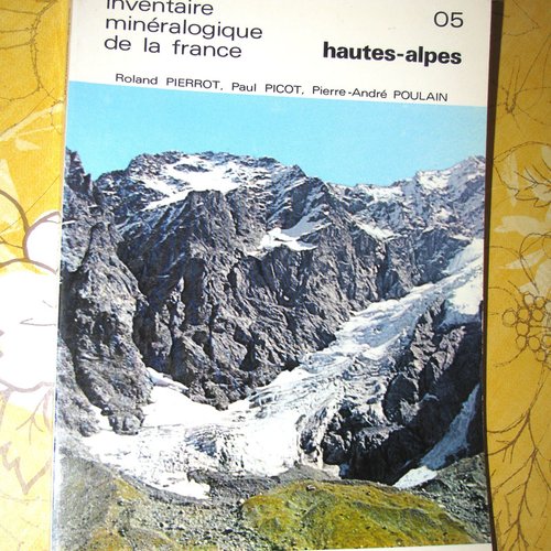 -dispo---inventaire mineralogique des hautes-alpes (05). brgm. c. livres .