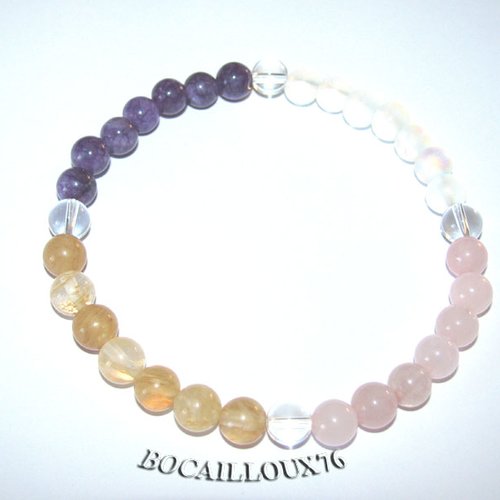 -dispo---assemblage perles 1 - bracelet perles - fibromyalgie - t.19 cm .