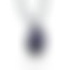 --depot---fluorine violette 1ml pendentif boule - attache argentée