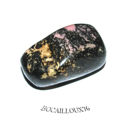 --depot---rhodonite 2ml roulée - lithotherapie - pierre de soin