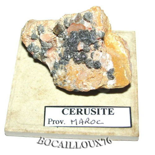 -dispo---cerusite s799* - maroc. - c. mineraux - c24 .