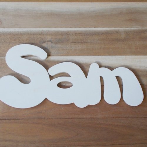 Prénom en bois  personnalisable - mm