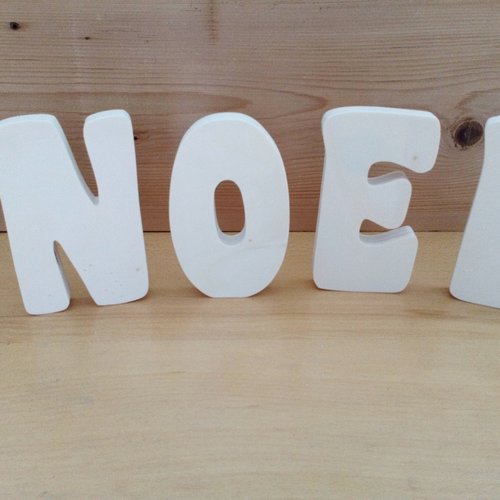 Lettres déco noel - noel en bois à poser ou suspendre