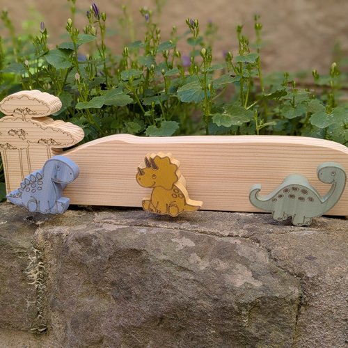 Porte manteaux petits dinosaures