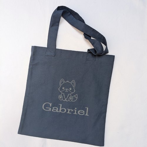 Tote bag personnalisé - pour la rentrée à la maternelle