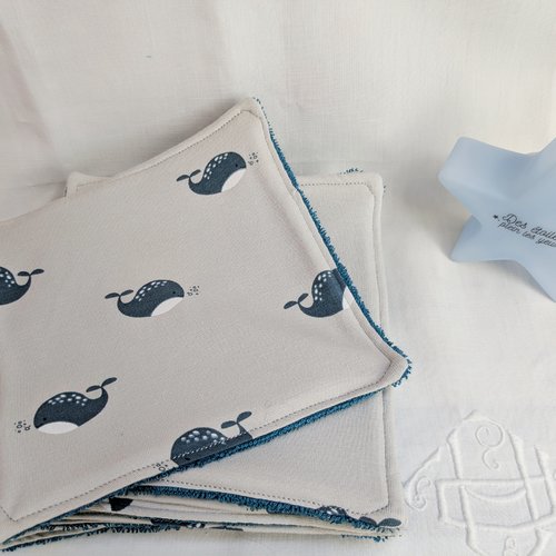 Lingettes grand format - lot de 10