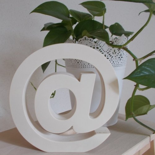 Arobase en bois